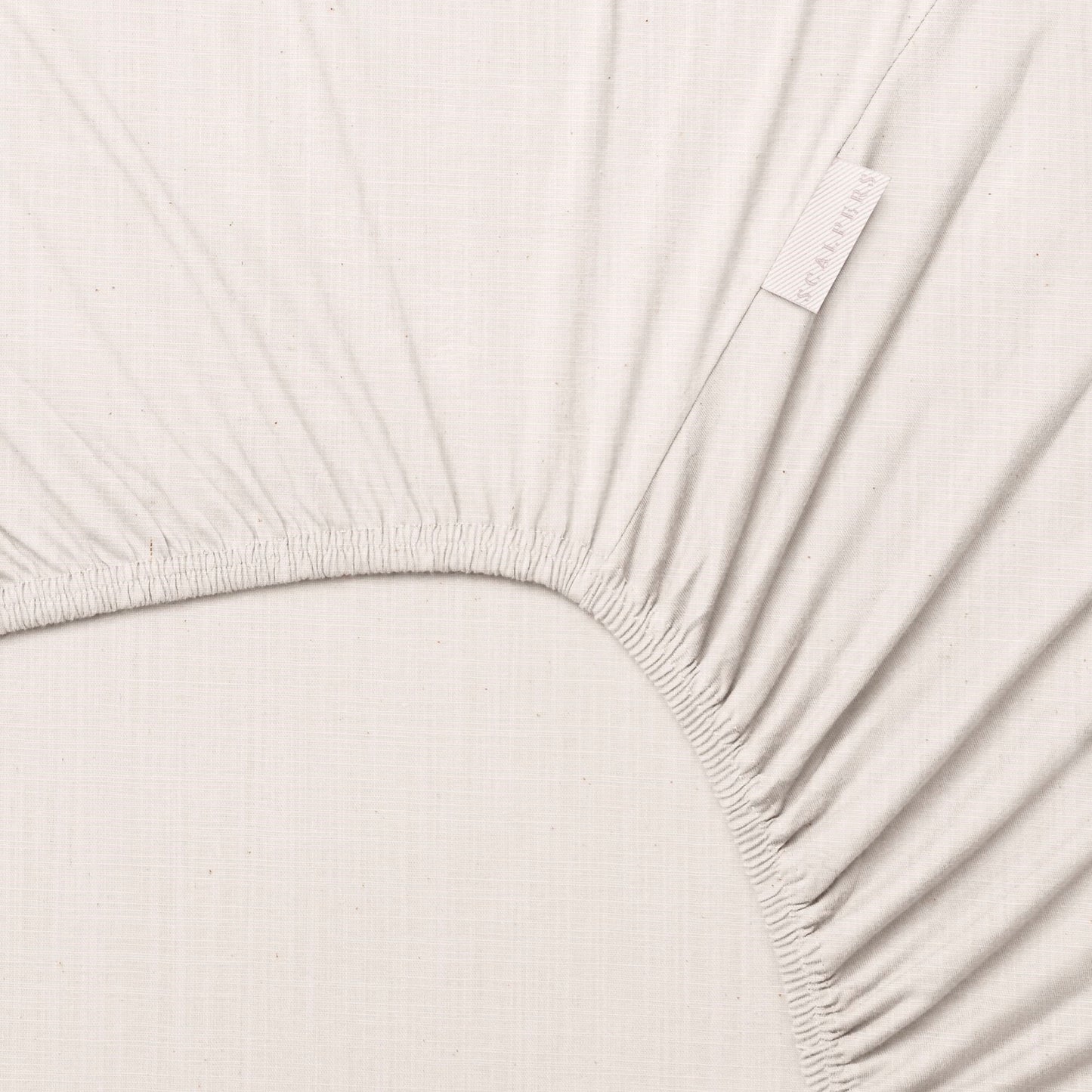 Sábana Bajera Ocre 150x200+30cm 100% Algodón 140gsm Ecru Haze Scalpers Home