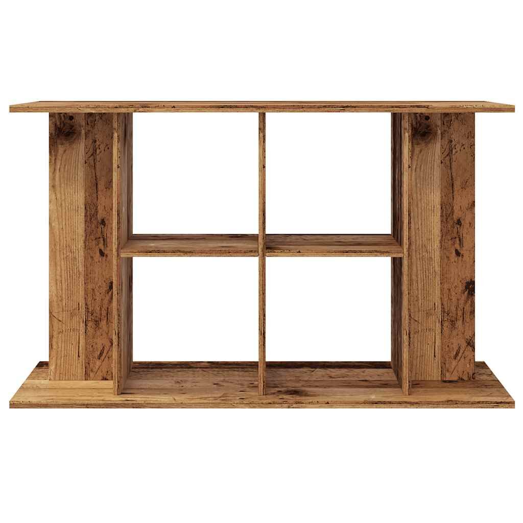 Vidaxl Soporte Para Acuario Madera Ingeniería Envejecida 100x40x60 Cm_3