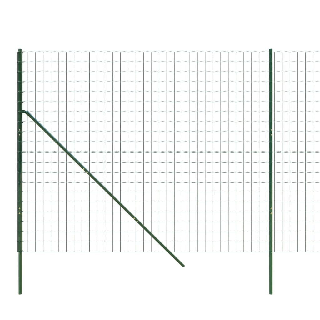 Cerca De Alambre De Acero Galvanizado Verde 2,2x10 M / Vetonek_3