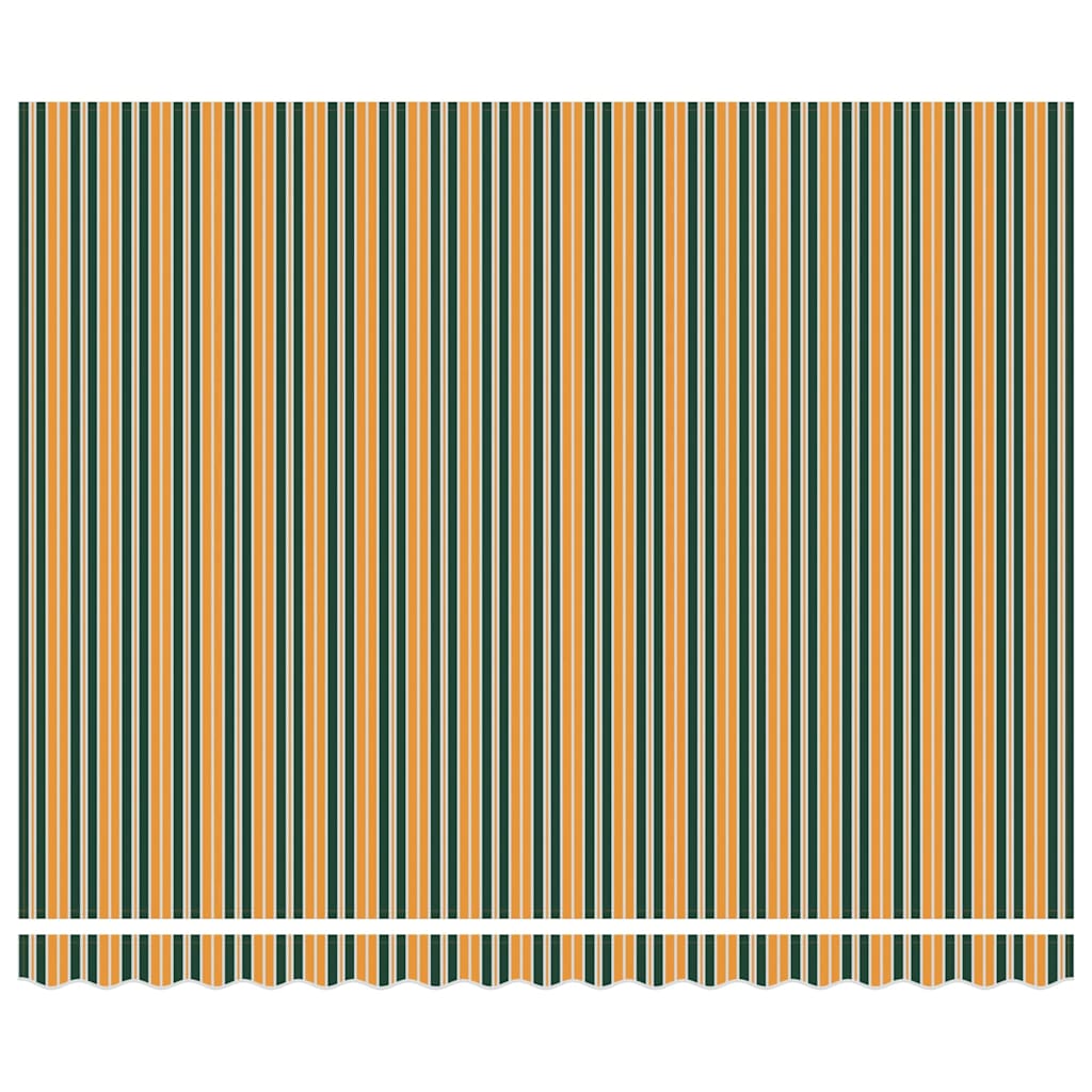 Toldo Retráctil Verde Y Blanco 400 X 350 X 165 Cm_5