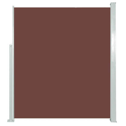 Vidaxl Toldo Lateral Retráctil 160x500 Cm Marrón_0