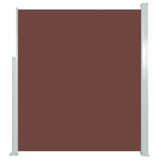 Vidaxl Toldo Lateral Retráctil 160x500 Cm Marrón_0