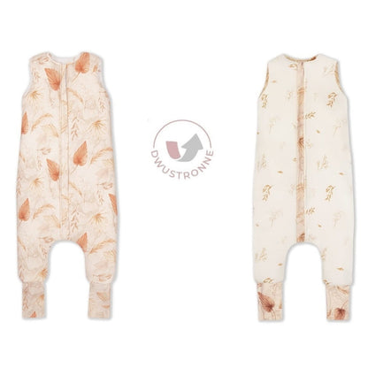 Saco De Dormir Con Pies Reversible T-s Jersey Algodón Bohemian Sand-bohemian Botanic_0