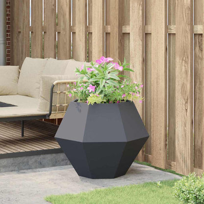 Jardinera Antracita 75 X 75 X 60 Cm Acero_3
