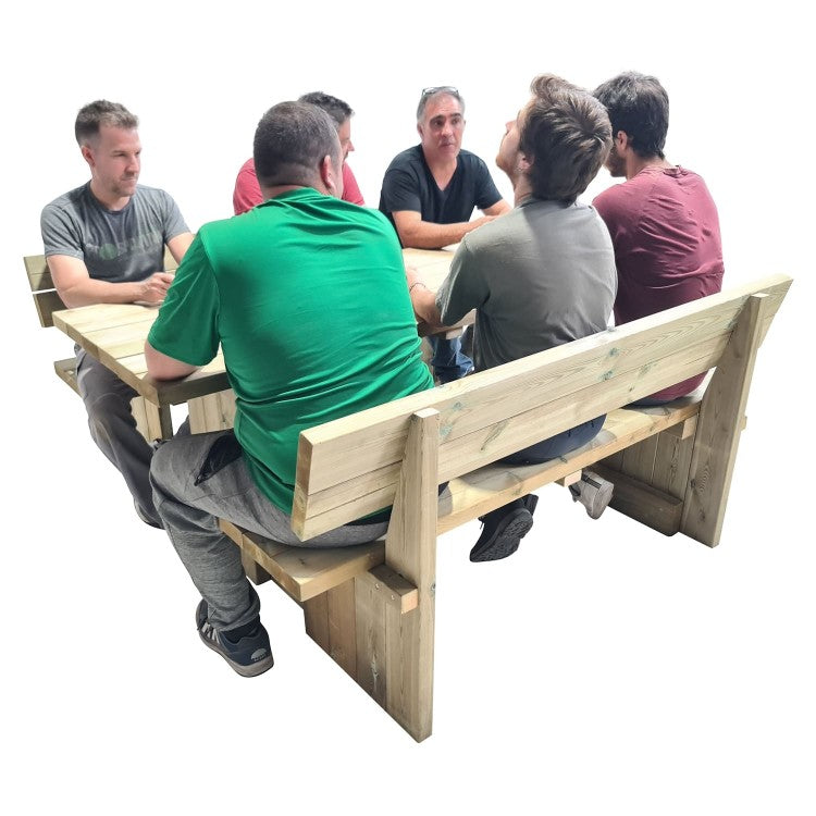 Mesa De Picnic Masgames Canet Mesa Con Respaldo.