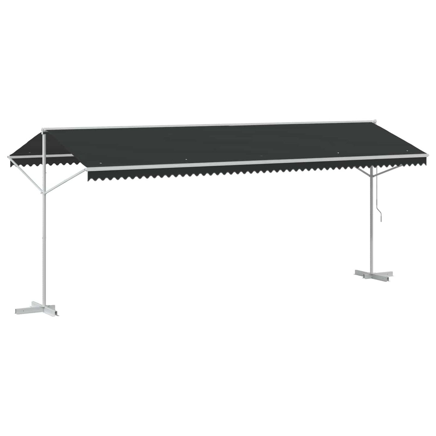 Toldo Independiente Gris Antracita 6 X 3 M Poliéster_5