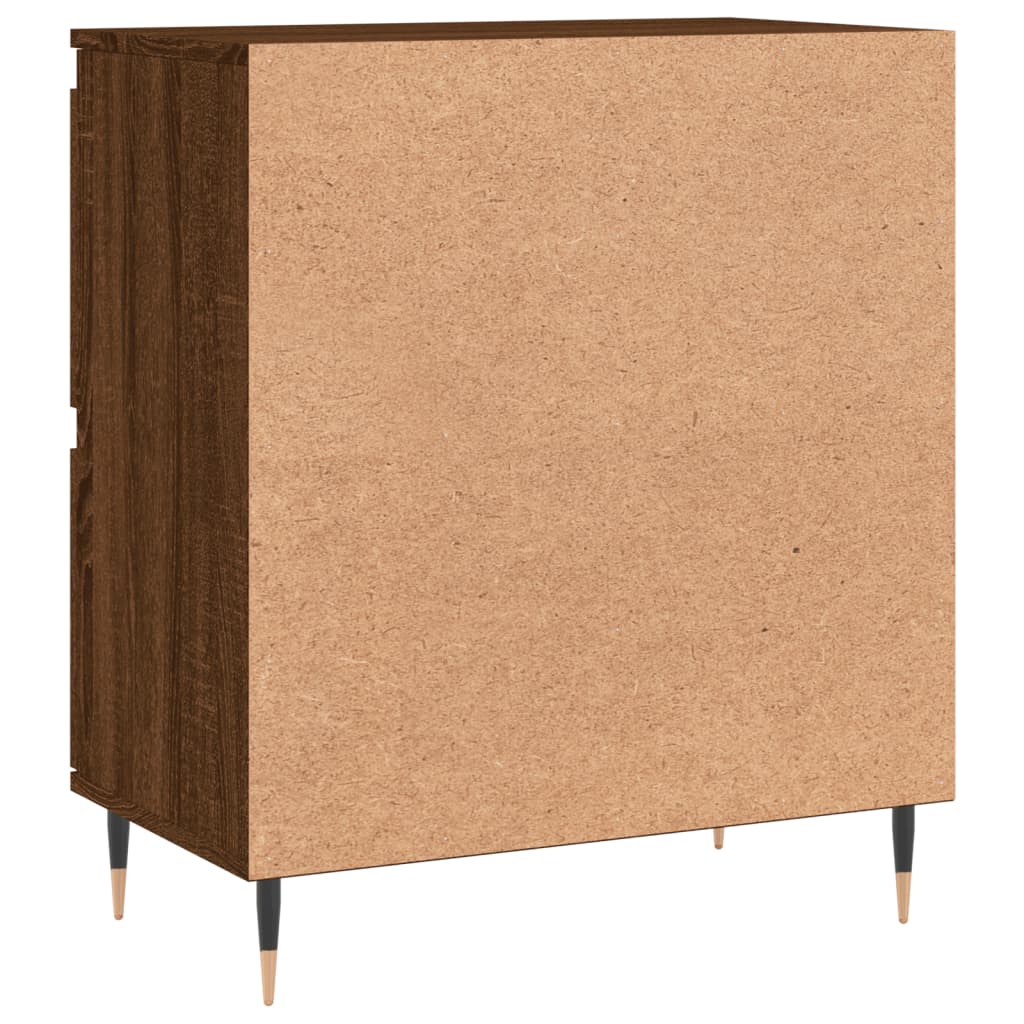 Aparador Madera Contrachapada Marrón Roble 60x35x70 Cm / Vetonek_2