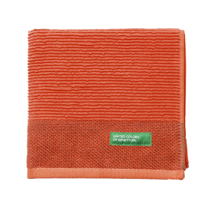 Set 3pcs Toallas De Baño (30x50+50x90+70x140cm) 450 Gsm 100%algodon Rojo Casa Benetton_4