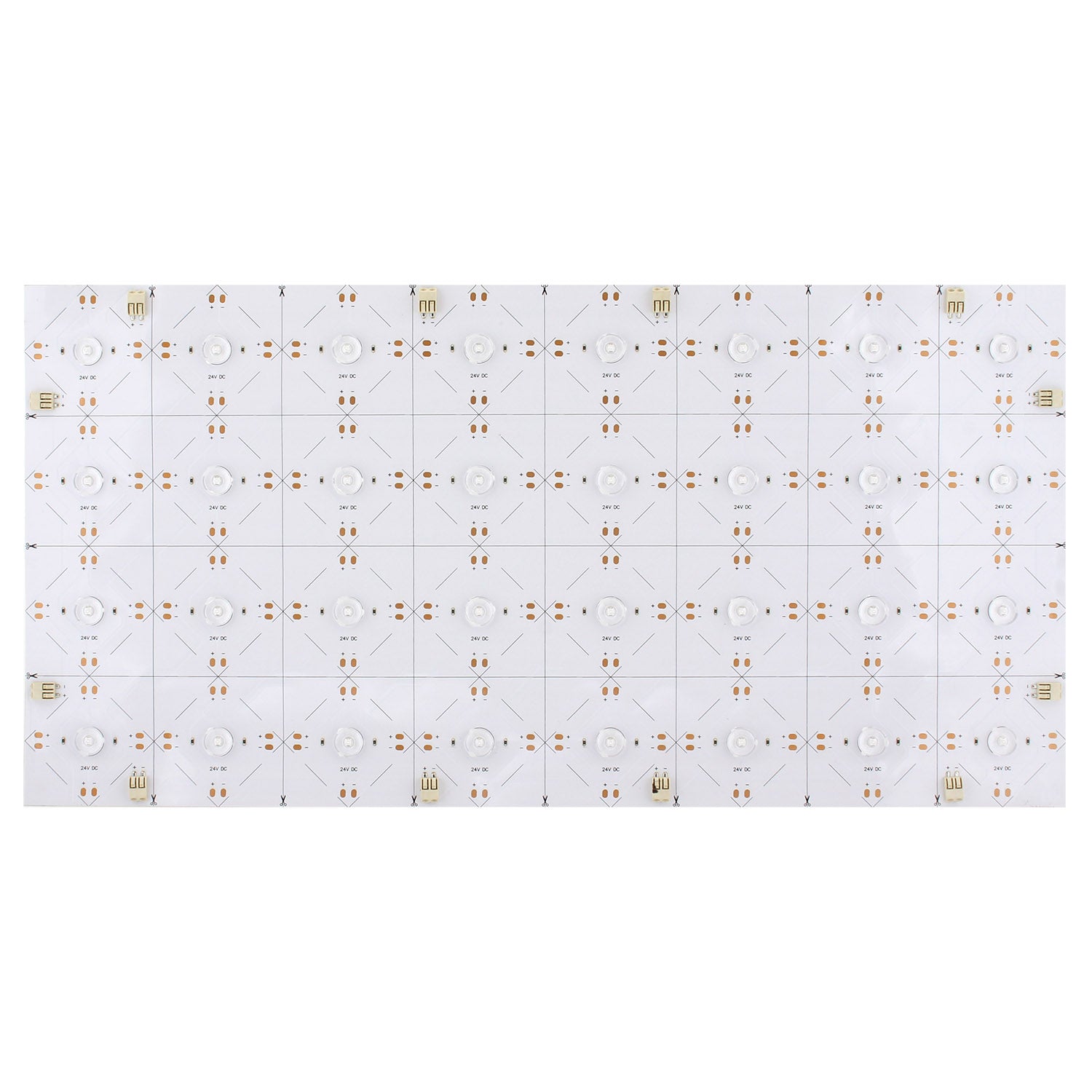 Hoja Flexible Ip20, 240*480mm, 32led, Dc24v, 25w, Blanco Frío_0