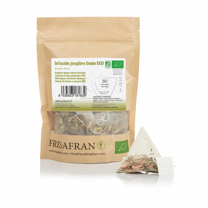 Infusión De Jengibre-limón |pirámides | Calidad | Frisafran 60 Uds_0