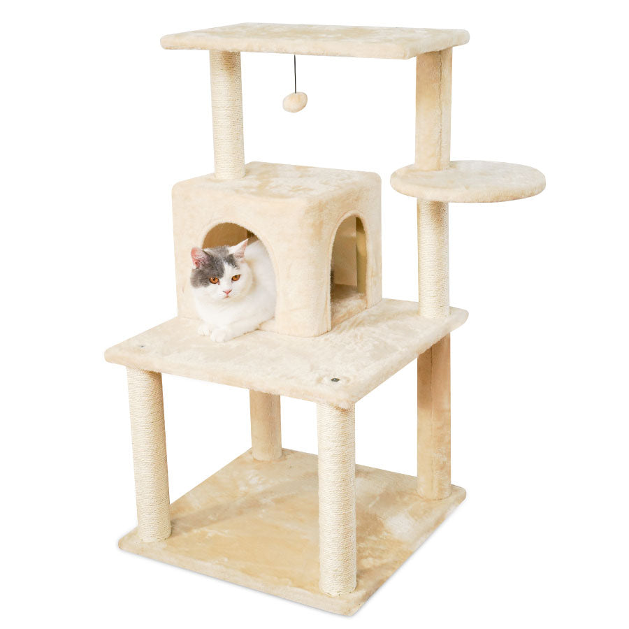 Wuapu Rascador Gato 7x1 Gris 55x55x168_3