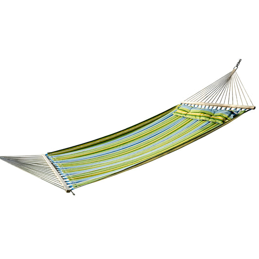 Outsunny Hamaca Doble Colgante De Jardín Hamaca Para Camping Con Almohada_0