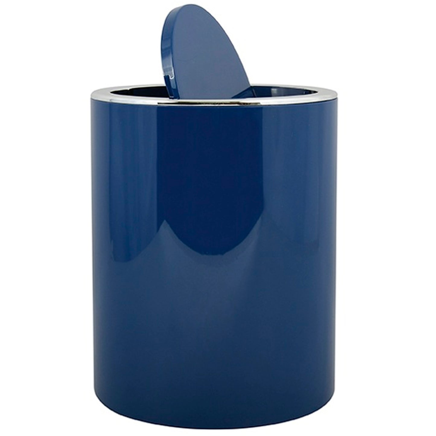 Cubo De Basura Msv as Kamaka 6 Litros De Plastico En Color Azul Electrico Ø18,5 X 26 Cm_3