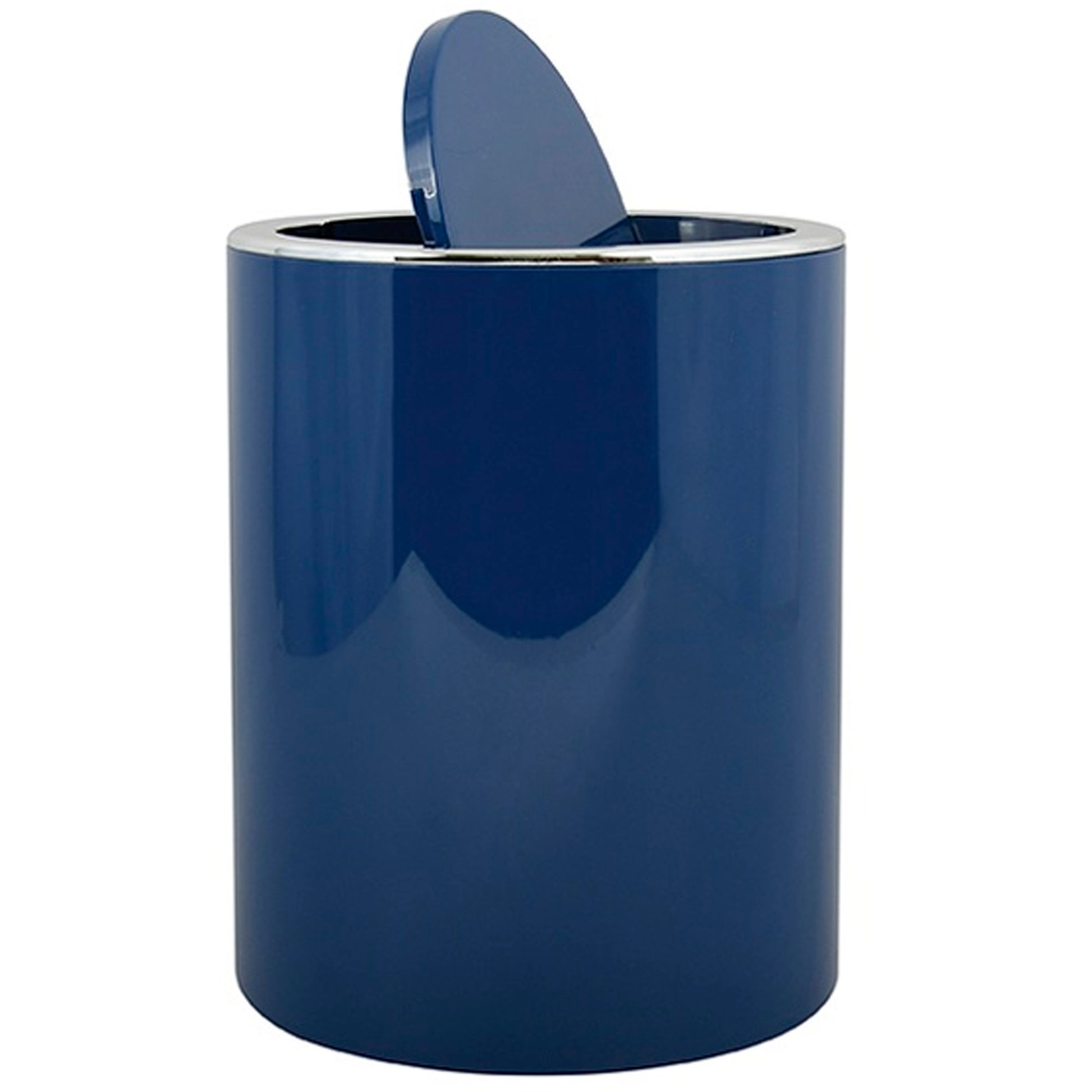 Cubo De Basura Msv as Kamaka 6 Litros De Plastico En Color Azul Electrico Ø18,5 X 26 Cm_3