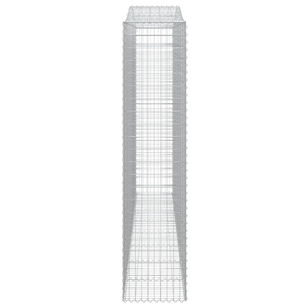 Cestas De Gaviones 5 Uds Forma De Arco Hierro 400x50x220/240 Cm_4