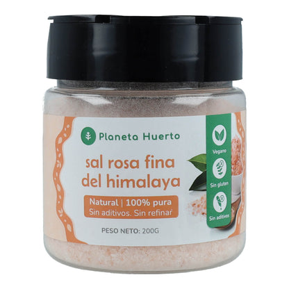 Sal rosa del Himalaya Fina Planeta Huerto 100g