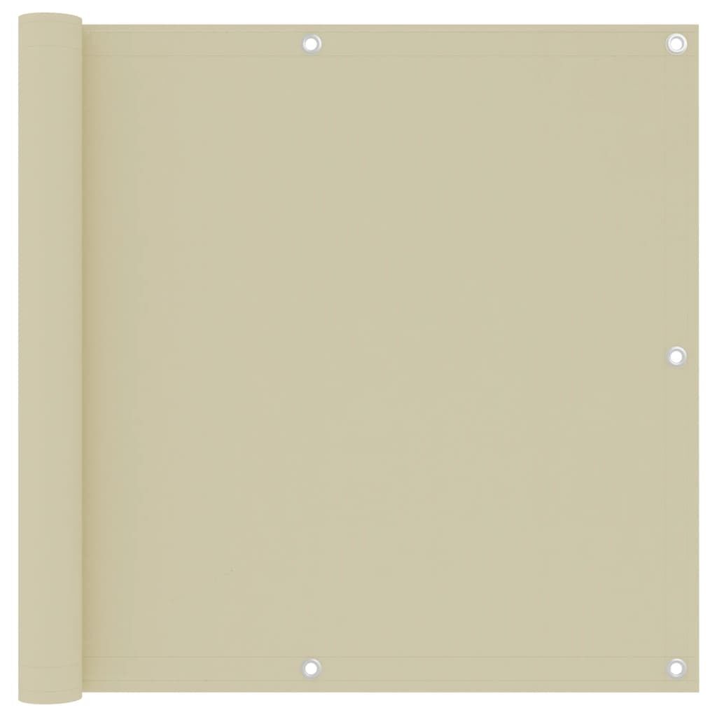 Vidaxl Toldo Para Balcón Tela Oxford Crema 90x300 Cm_0
