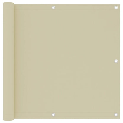 Vidaxl Toldo Para Balcón Tela Oxford Crema 90x300 Cm_0