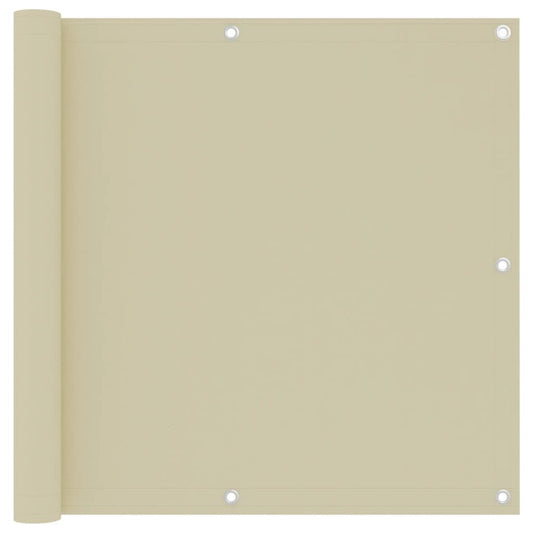 Vidaxl Toldo Para Balcón Tela Oxford Crema 90x300 Cm_0