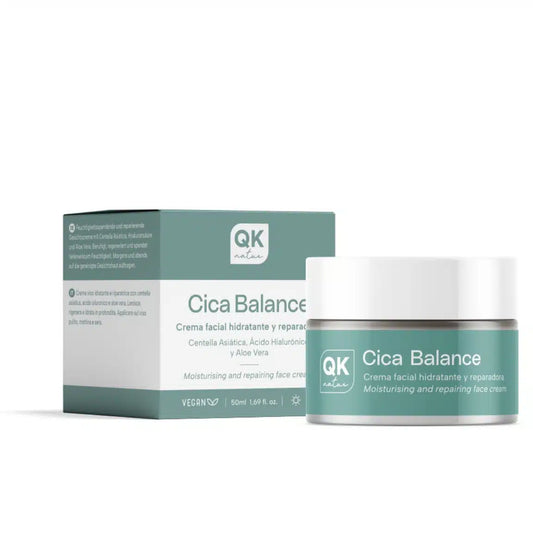 QKnatur - Cica Balance Crema Facial Reparadora Con Centella Asiática, Ácido Hialurónico, Aloe Vera – Piel Sensible 50 Ml_0
