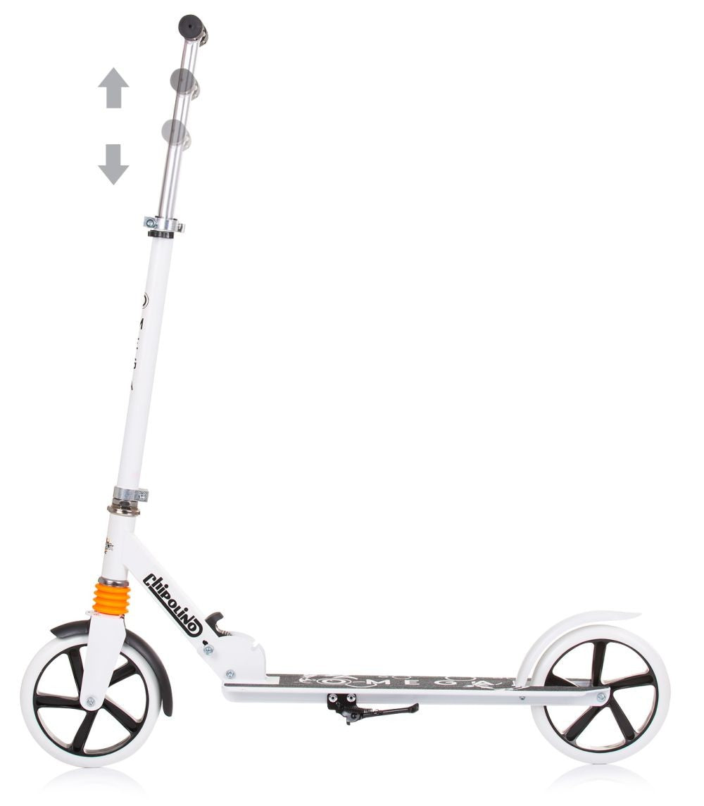 Patinete Infantil Omega Hasta 100 Kg Plegable Y Ruedas De 20mm White_2