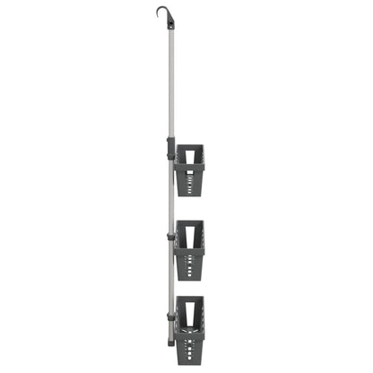 Vidaxl Estante Colgante De Ducha Aluminio 30x15x(67-105) Cm_3