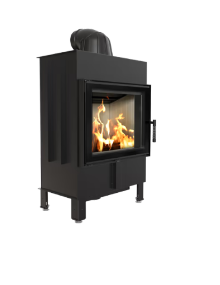 Bricosol Chimenea De Leña De Acero Kratki Lucy 12 Kw Ø 200_1