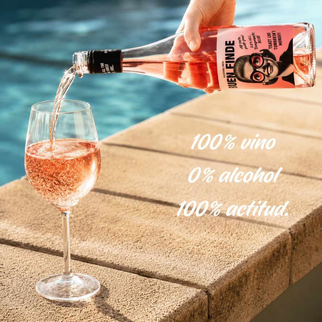 Vino Sin Alcohol 0,0% | Pack 6 Botellas X 750 Ml 2x Blanco Verdejo + 2x Rosado Tempranillo + 2x Frizzante Airén_5