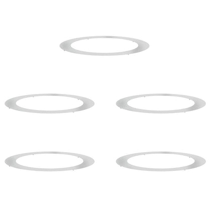 Adecuado Para Anillos De Árbol Plano 5 Pcs Plateado Ø90 / 120 Cm_0