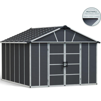 Caseta de jardín Yukon 395x332x252 cm Canopia by Palram