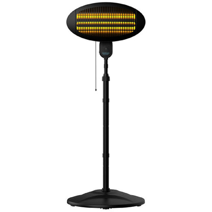 Cecotec Calefactor De Exterior Calefactor Halógeno Ext. De Pie Ready Warm 8100 Power Quartz_0