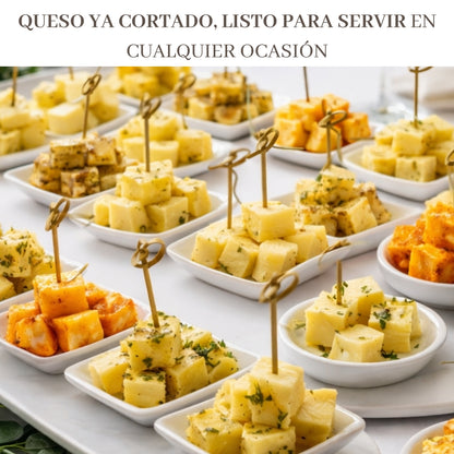 Saleta® Surtido De 4 Bolsas De Queso Precortado Curado De Oveja En Aceite De Oliva Virgen, Con Romero, Miel Y Guindilla_4