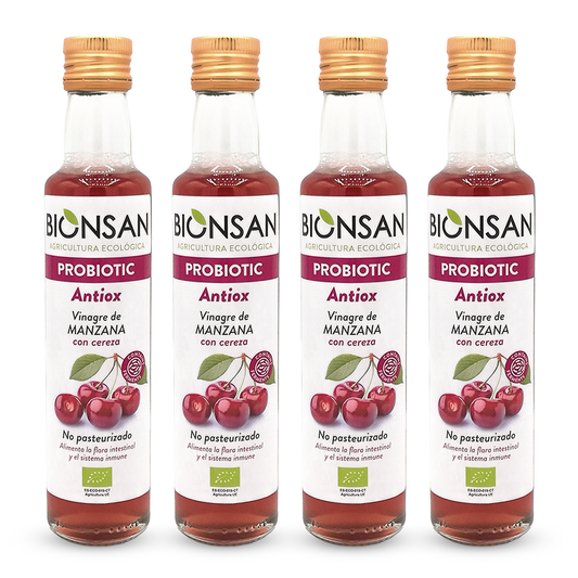 Pack 4 Vinagre De Manzana Con Cereza Eco Bionsan_0