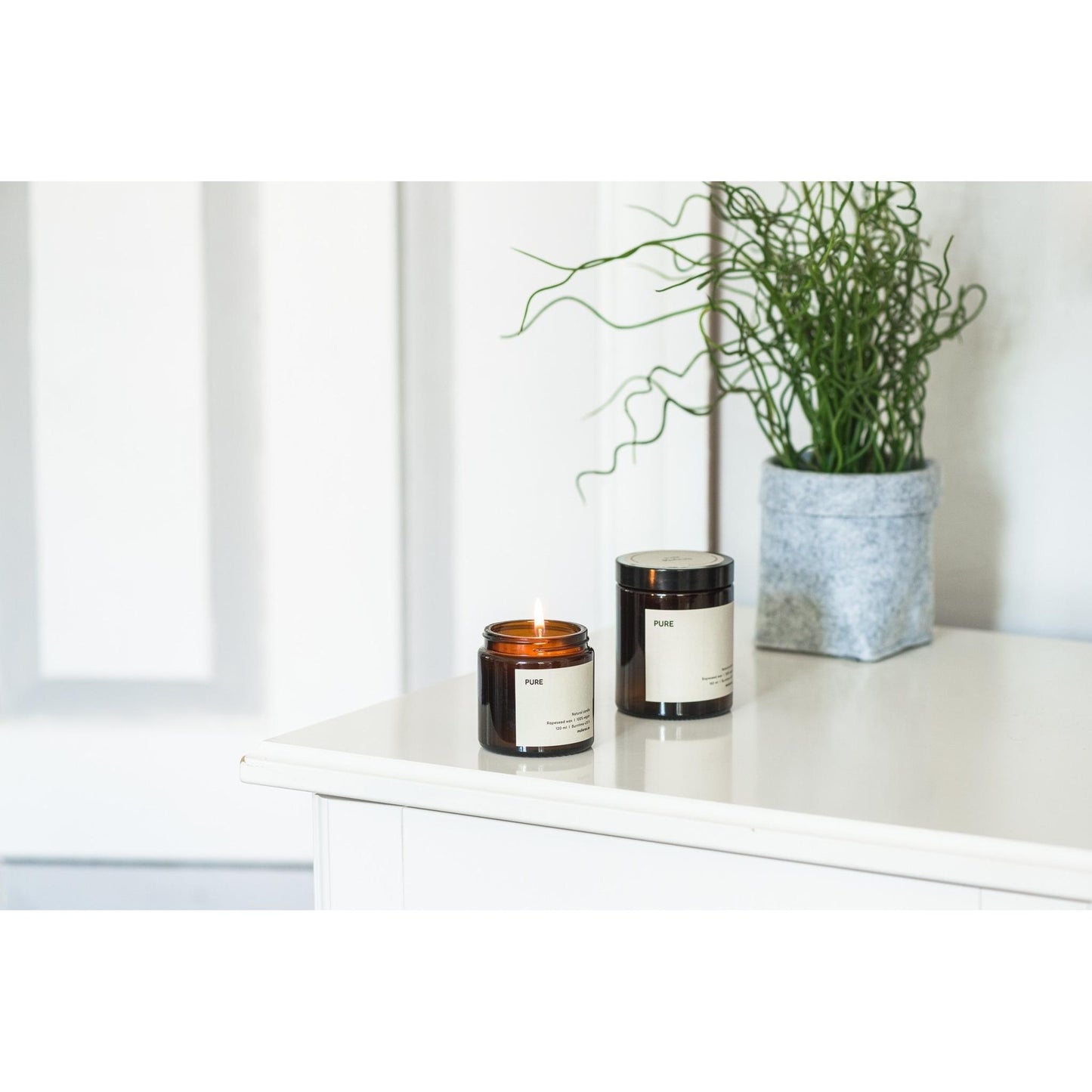 Vela natural "Pura" 120ml Mulieres