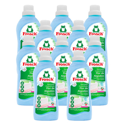 Pack 10x Suavizante Flor de Algodón Frosch 750 ml