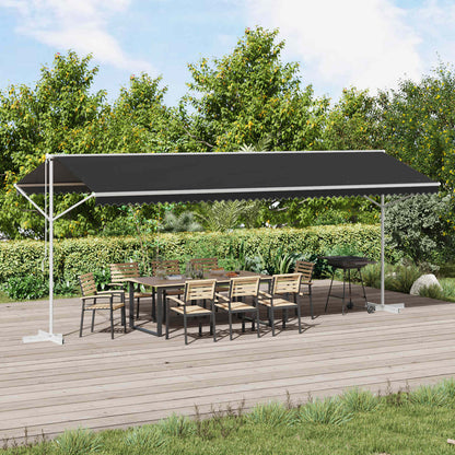 Toldo Independiente Gris Antracita 6 X 3 M Poliéster_1