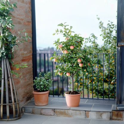 Manzano - 2 Pzs - Malus - Altura 60-70cm - ⌀17cm