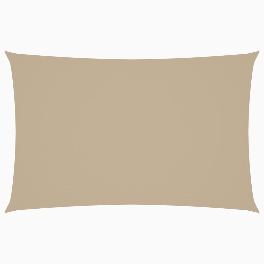 Vidaxl Toldo De Vela Rectangular Tela Oxford Beige 2x4,5 M_0