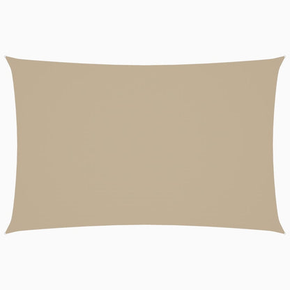 Vidaxl Toldo De Vela Rectangular Tela Oxford Beige 2x4,5 M_0