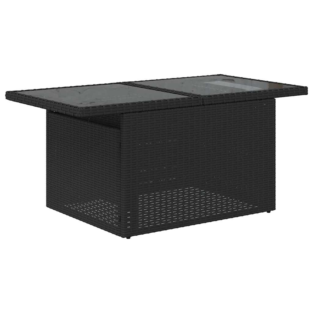 Set De Sofás De Jardín Y Cojines 8 Piezas Ratán Sintético Negro / Vetonek_1
