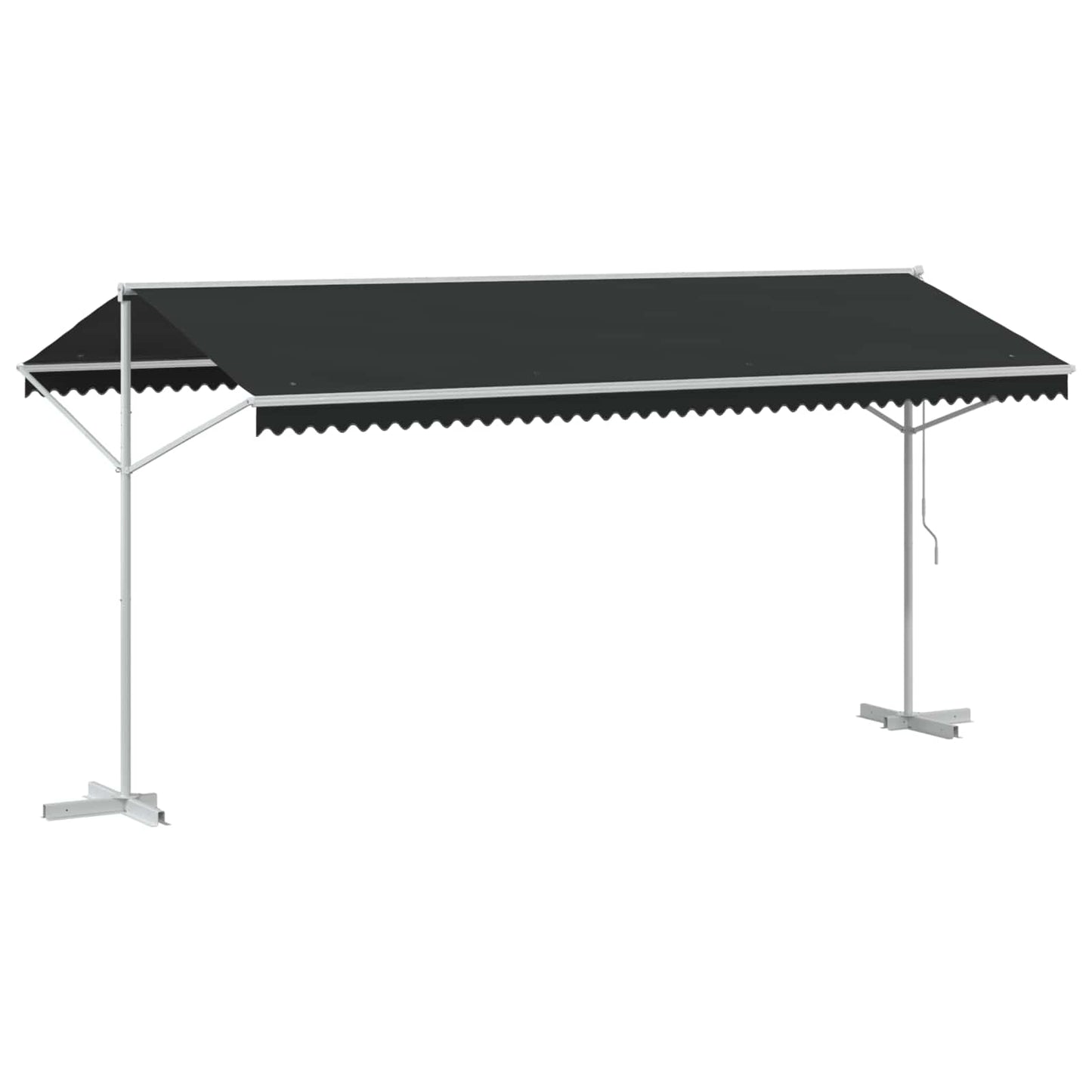 Toldo Independiente Gris Antracita 5 X 3 M Poliéster_5