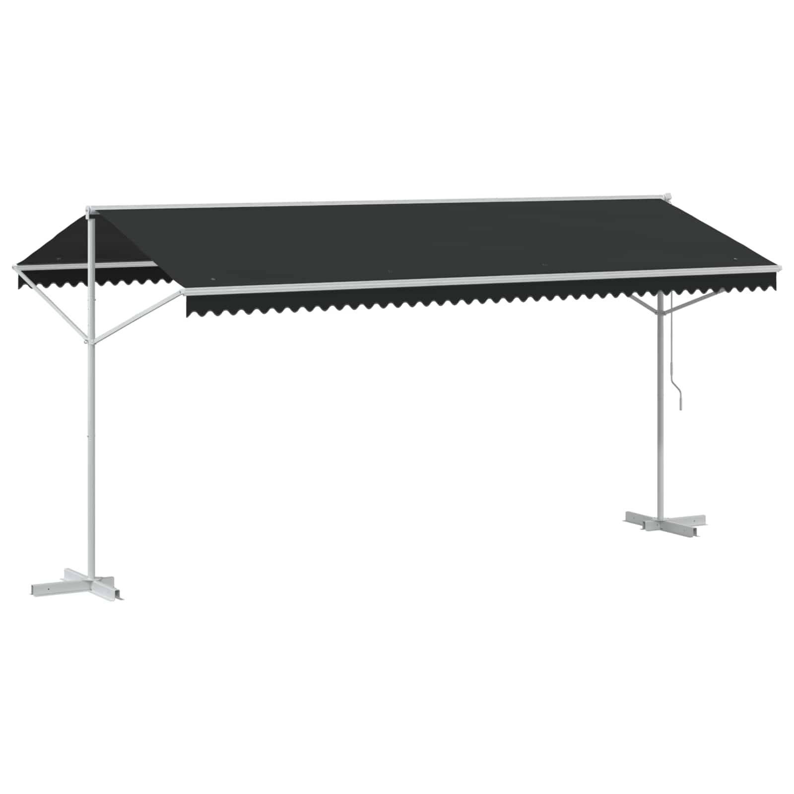 Toldo Independiente Gris Antracita 5 X 3 M Poliéster_5