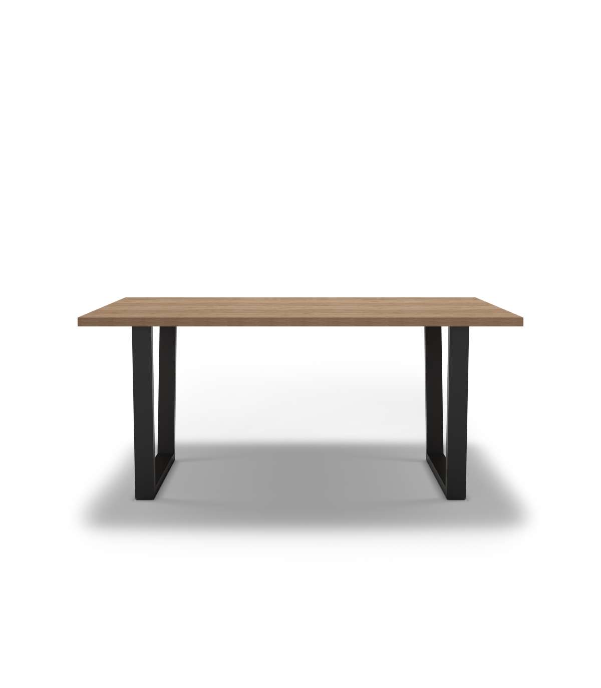 Mesa Para Comedor Rectangular Fija Md-francis Acabado Natural/negro, 180cm(ancho) 75cm(alt_0
