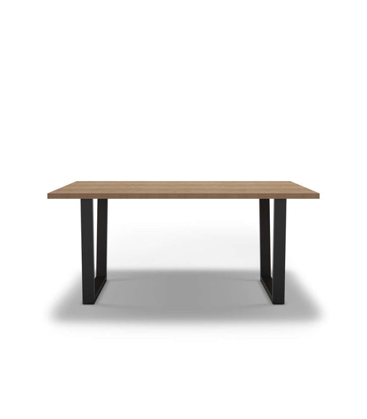 Mesa Para Comedor Rectangular Fija Md-francis Acabado Natural/negro, 180cm(ancho) 75cm(alt_0