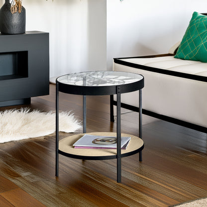 Wellhome Mesa Centro Reloj Mecánico Ø51x49cm