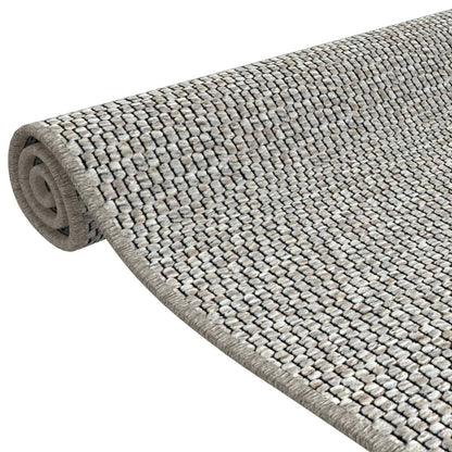 Vidaxl Alfombra De Pasillo Con Aspecto De Sisal Gris Taupe 50x100 Cm_4