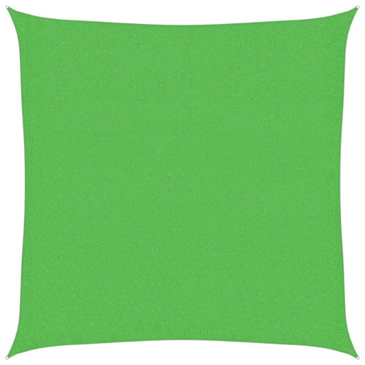 Vidaxl Toldo De Vela Hdpe Verde Claro 160 G/m² 3x3 M_0