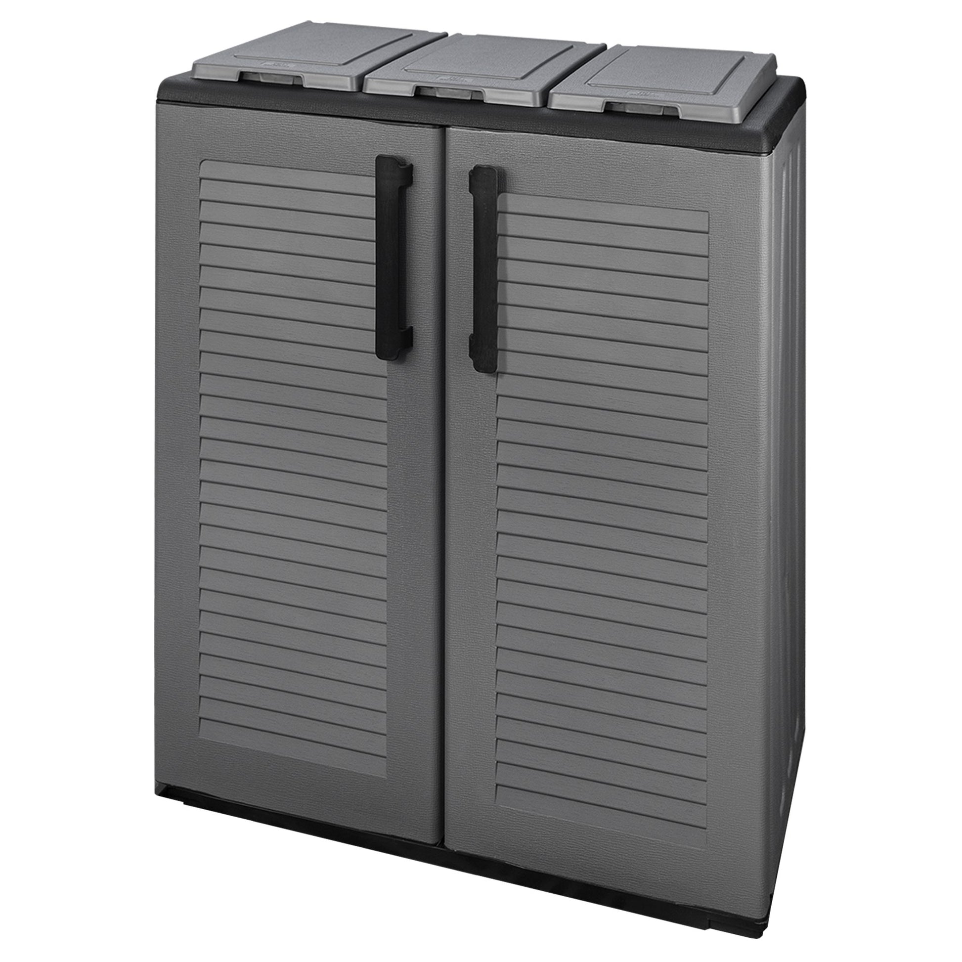 Armario De Media Altura En Polipropileno De La Linea Eco, Práctico Para Aprovechar Al Maximo El Espacio, L 680 X P370 X H 840 Mm._0