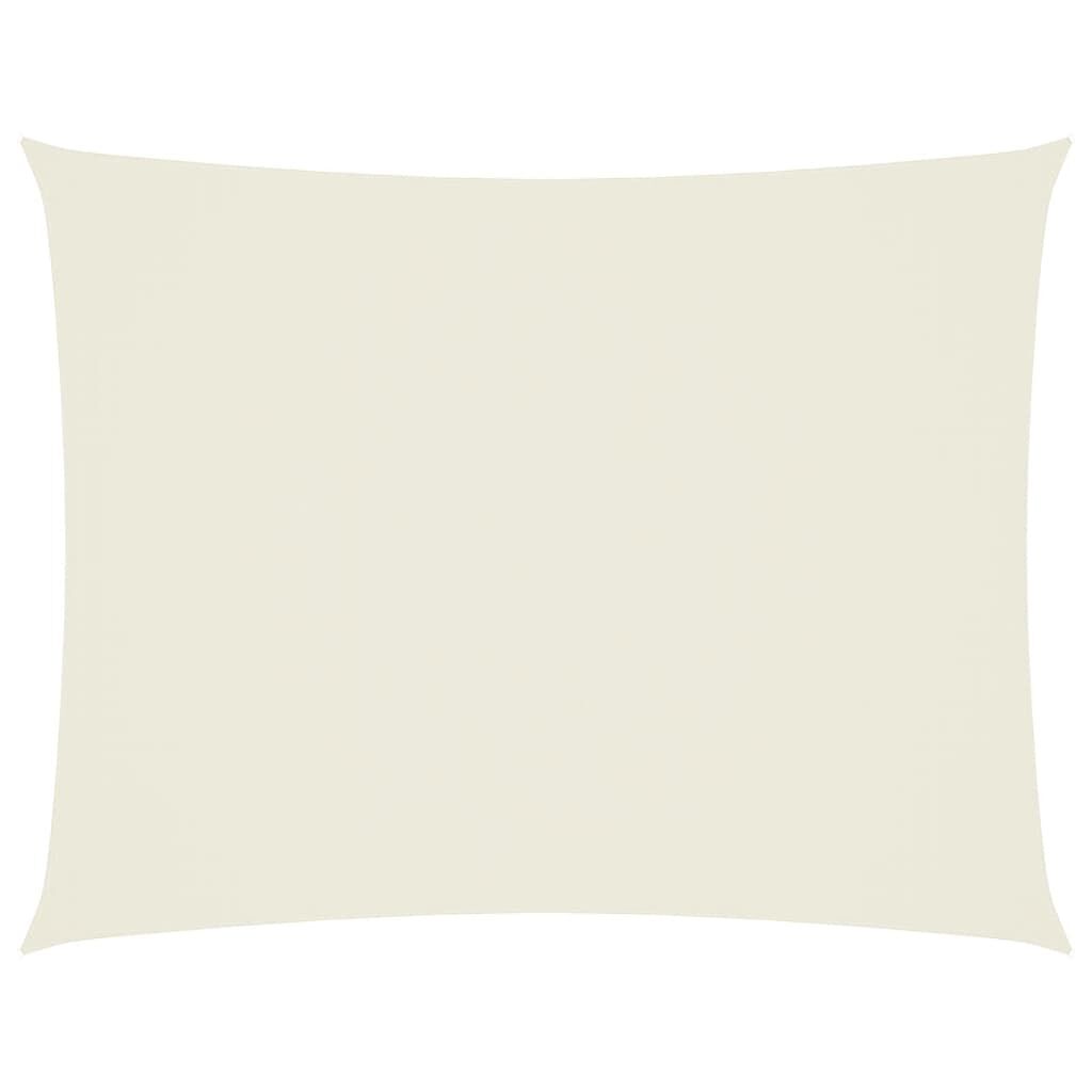 Vidaxl Toldo De Vela Rectangular Tela Oxford Color Crema 3x4,5 M_0