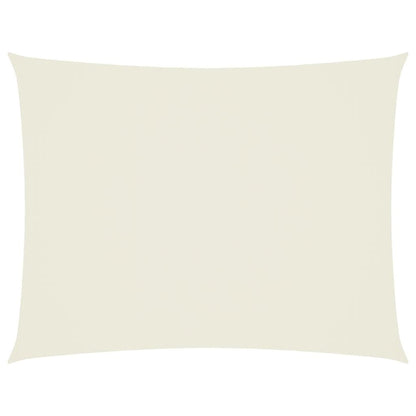 Vidaxl Toldo De Vela Rectangular Tela Oxford Color Crema 3x4,5 M_0
